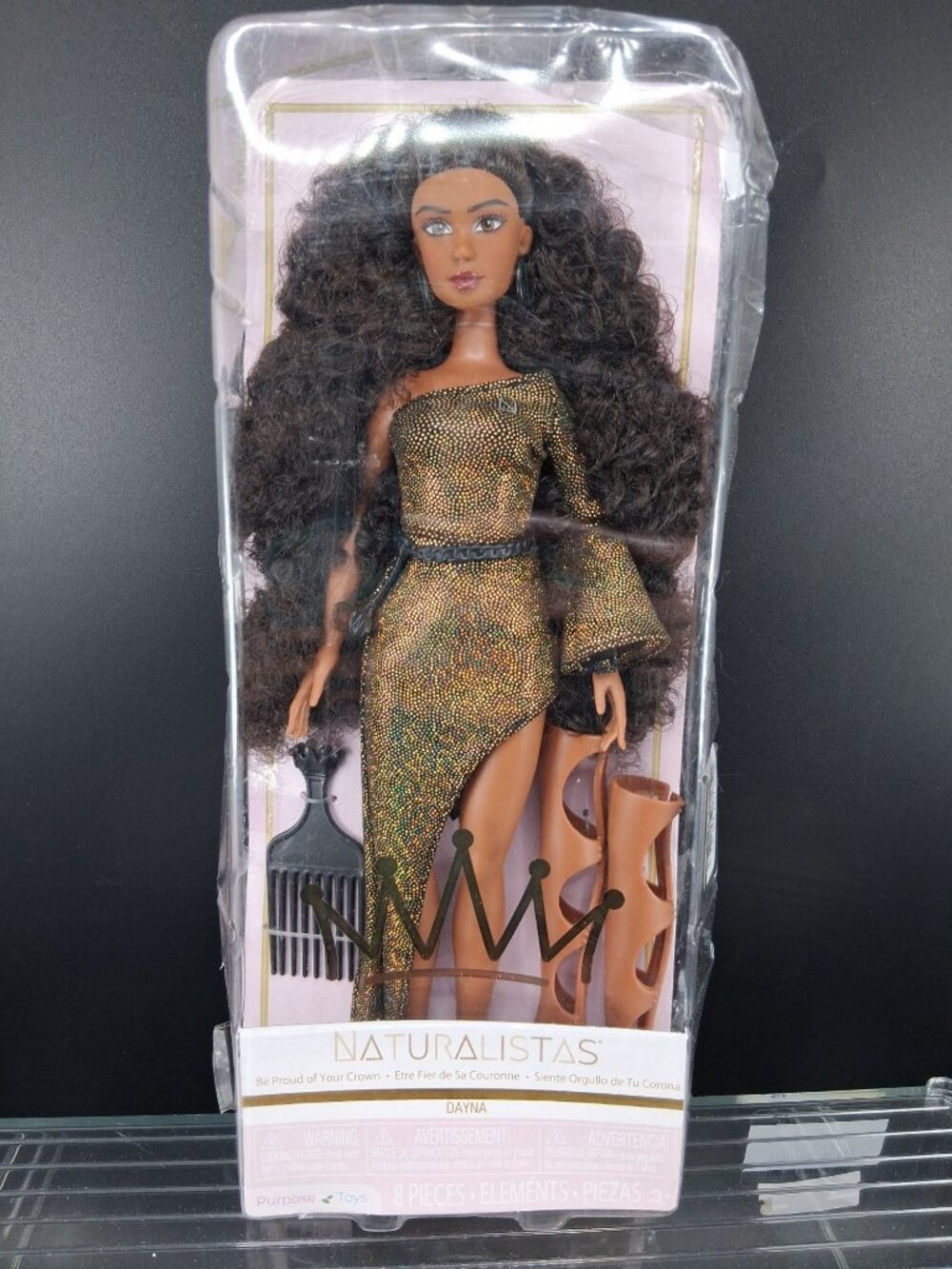 Naturalistas Dayna Doll With Natural Curly Hair & Accessories